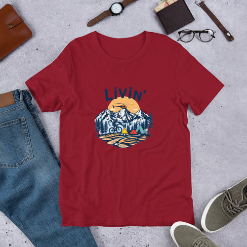 Unisex Livin Tee For Campers & Explorers